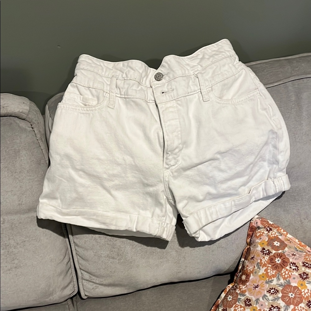 White Women's Casual Shorts